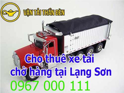 Cho thuê xe tải chở hàng tại Lạng Sơn