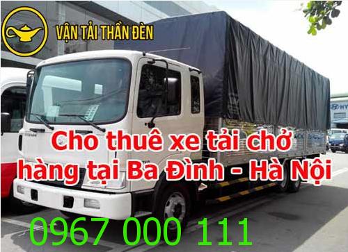 Dịch vụ cho thuê xe tải chở hàng tại Ba Đình - Hà Nội